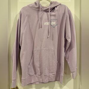 NWOT Tiger Friday light purple hoodie